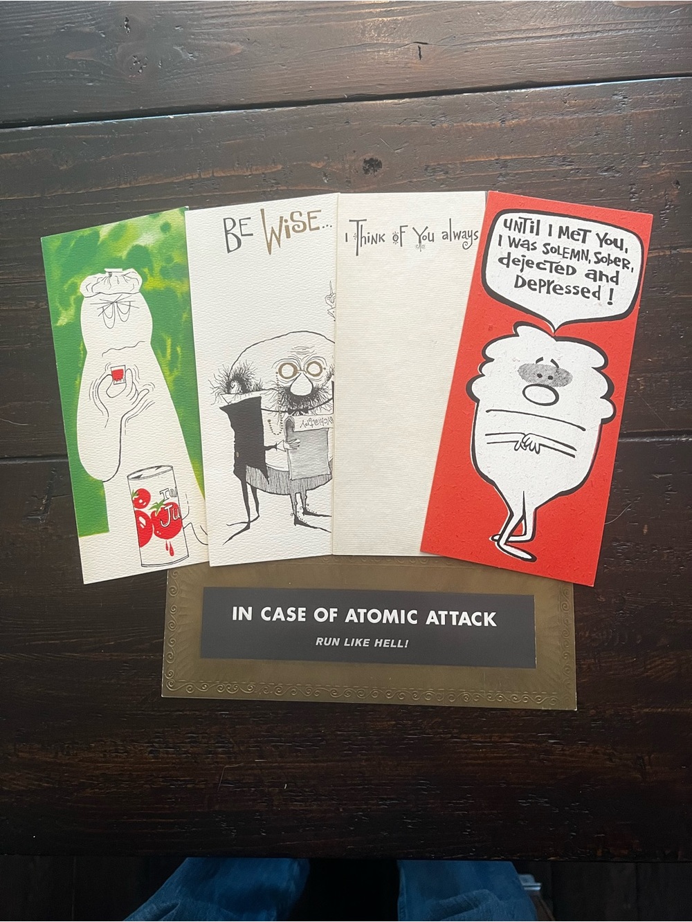 Vintage Humorous Greeting Cards - Unused (1960’s?)